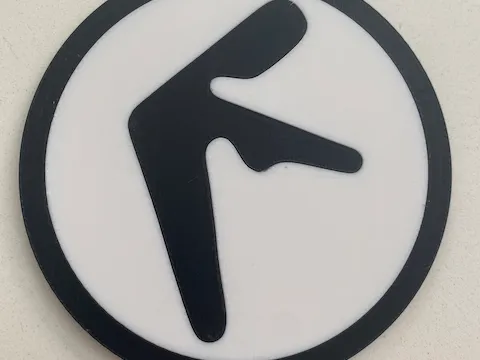 Aphex Twin logo coaster