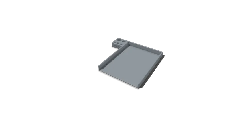 Note pad tray