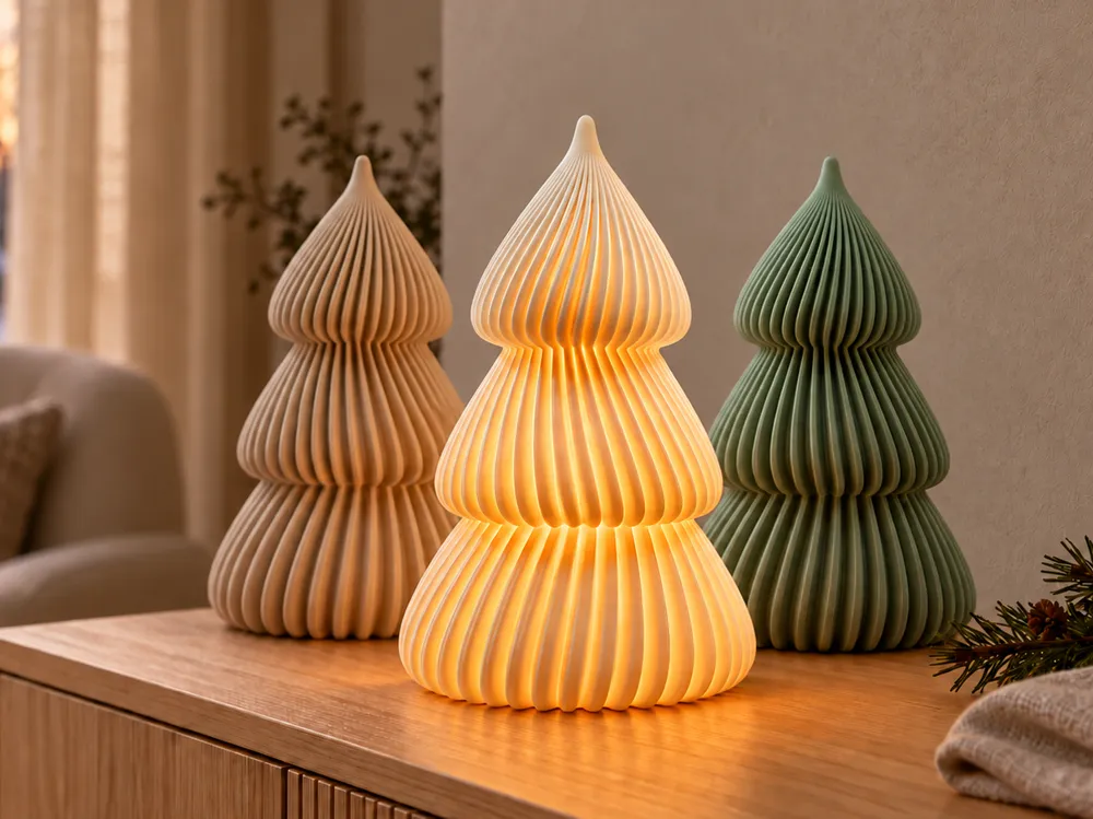 Árbol de Navidad (japandi minimalista, para vela de té) - Modelo de ...