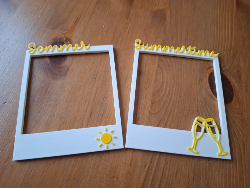 Polaroid "Sommer" + "Summertime"