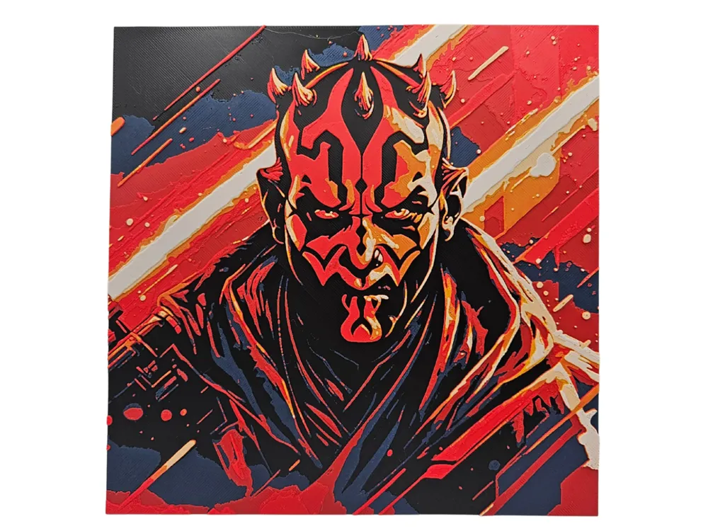 Darth Maul (Star Wars hueforge)
