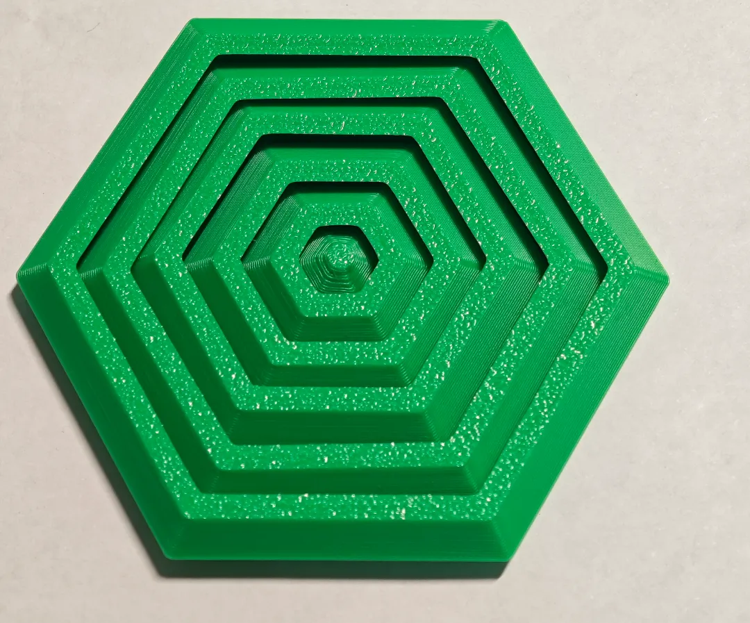 Tour fidget hexagonale à six étages