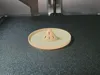 77 mm diameter glass - flat top (1,5 mm holes)