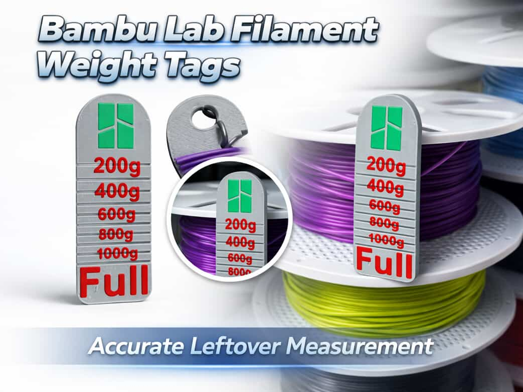 Bambu Lab Filament Weight Tag 
