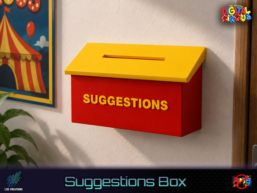 TADC Wall Mounted Suggestions Box |Fan Art