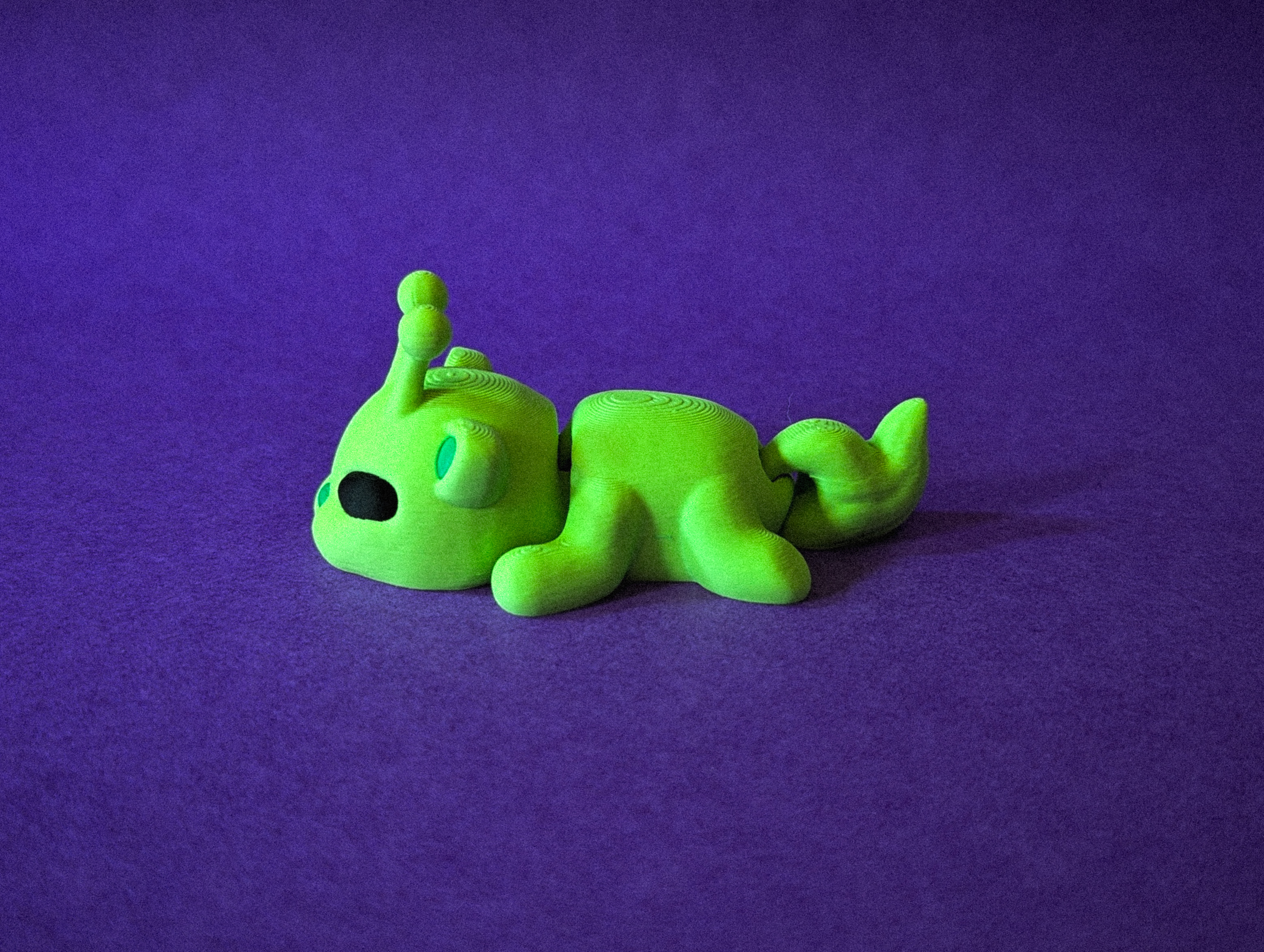 Miniatura 1 do modelo 3D Flexi Alien Cat