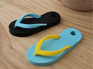 Mini Beach Sandal Keychains (NO AMS)