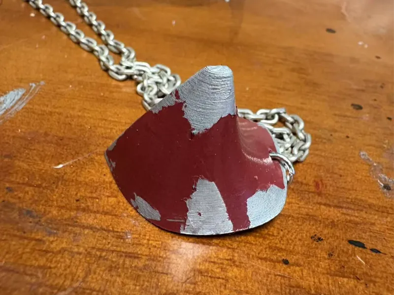 Daredevil Horn Keychain necklace