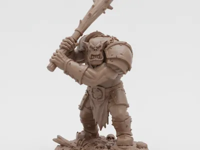 Orc Brute - Heavy Club Charge