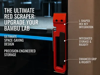 Must-have Best Bambu Lab H2 Series Handle Scraper
