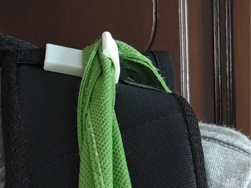 Backpack shoulder hook