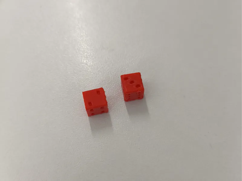 QUALLITY Backgammon mini dice  