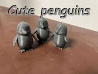 Pingouins à colorier pour enfants — photo 1