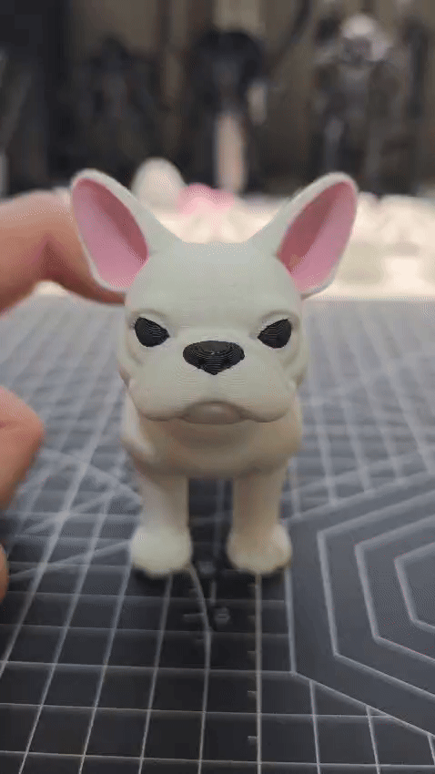 Frenchie Nose Booper (Clicker Switch Needed)