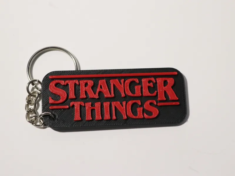 Stranger things keychain