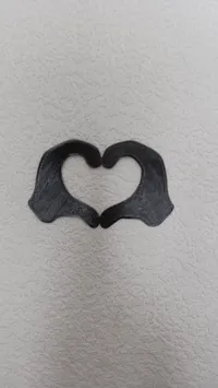 Mains en cœur décoratives — photo 2