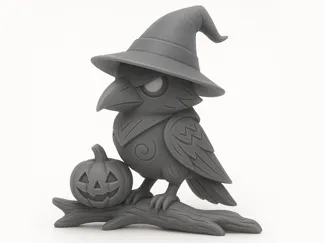 WitchyRaven - Spooky halloween companion