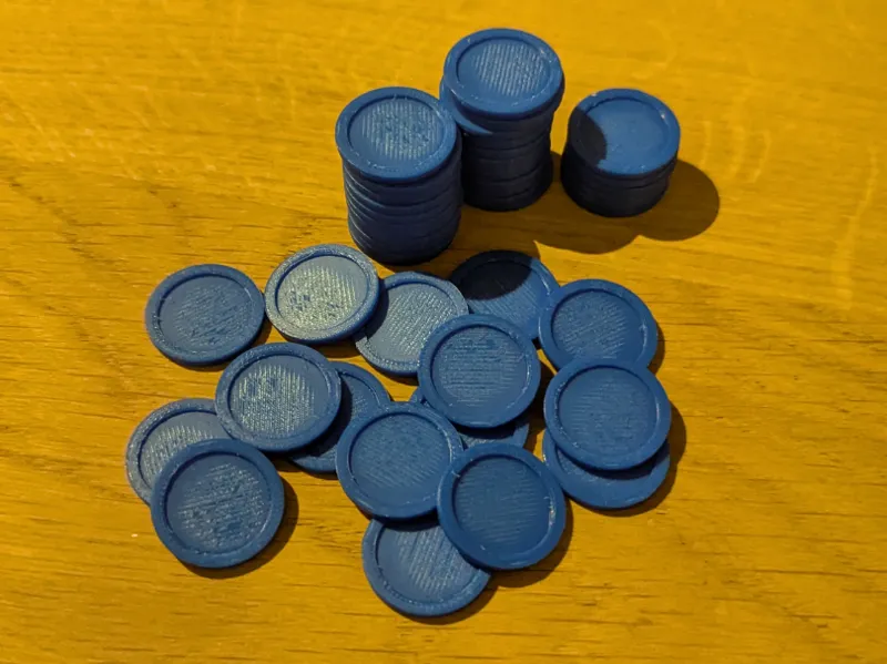 Game Coin / Token 20mm (0.787 Inches)