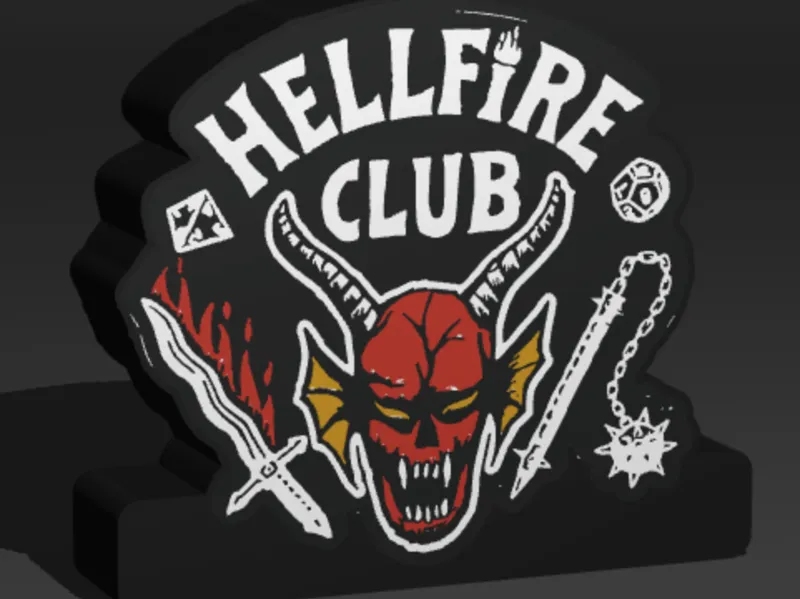 Hellfire Club Lightbox | Stranger Things