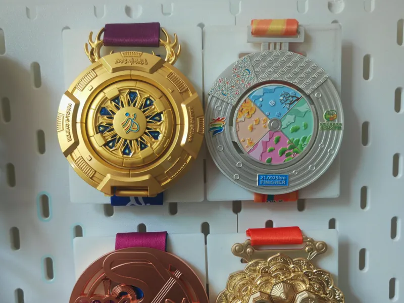 马拉松奖牌洞洞板展示架挂架（用于宜家洞洞板skadis）