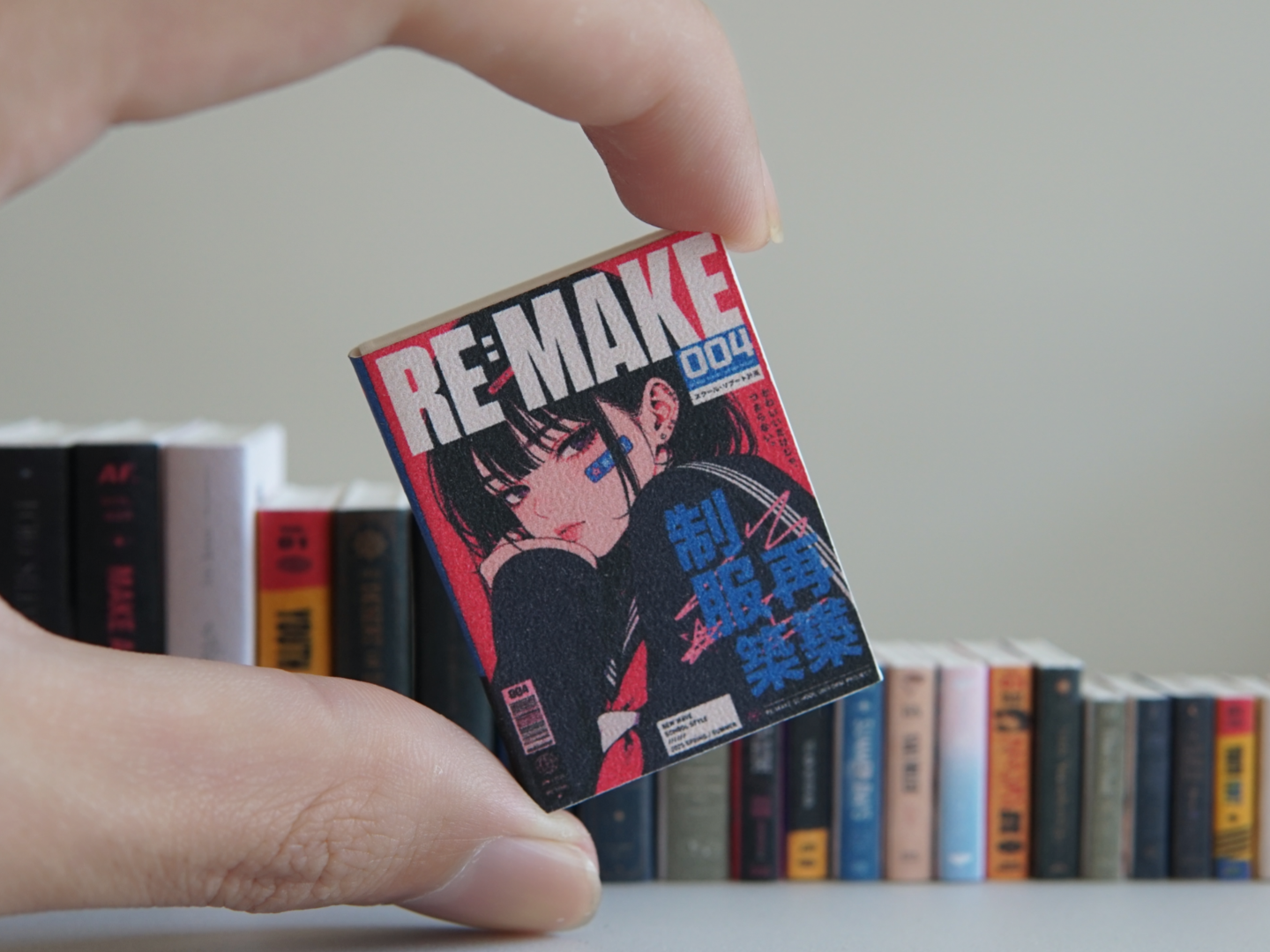 Mini books, in various sizes, including cover