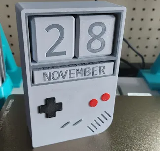 Gameboy DMG-001 Block Calendar