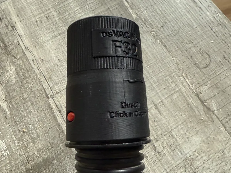 OSVACneo F32 - Bosch Click and Clean GAS35 adapter