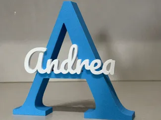 Nome + Lettera Parametrico Andrea