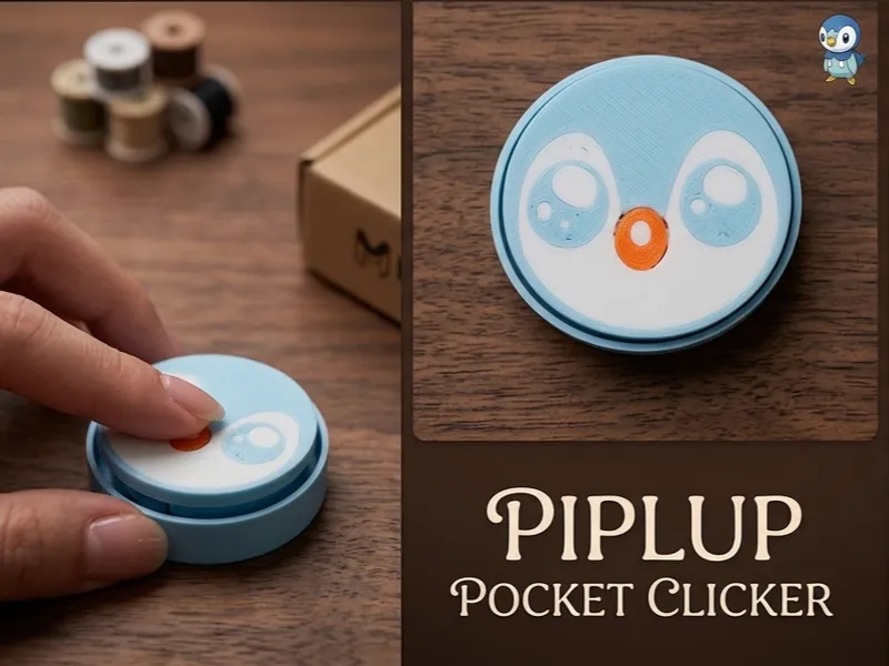Piplup Pocket Clicker – Le Fidget Anti-Stress