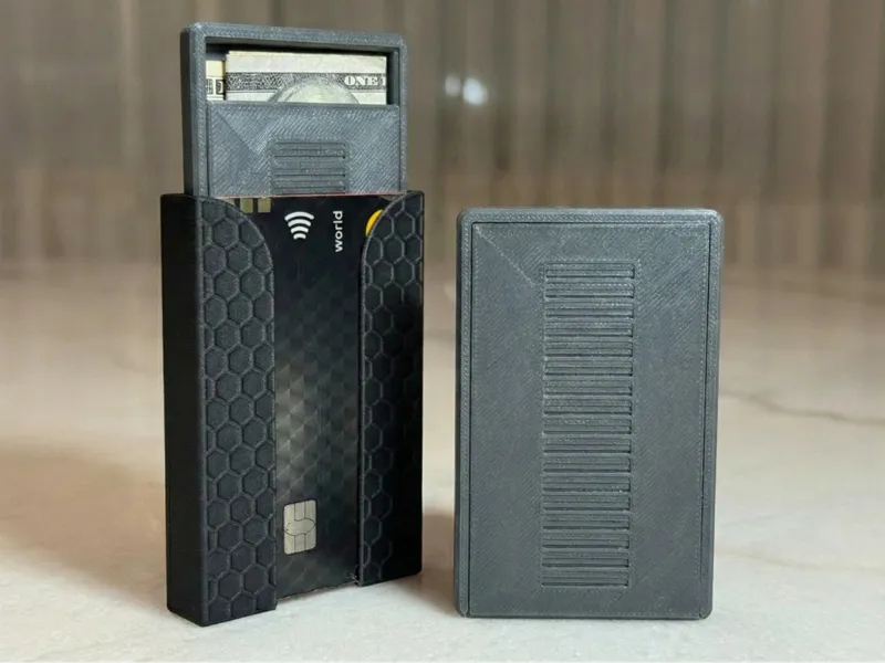 Wallet Storage Box for Slim Wallets (DUMB Wallet)