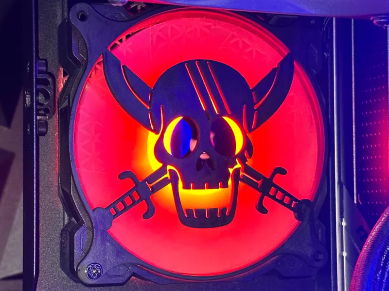 One Piece Shanks PC fan grill