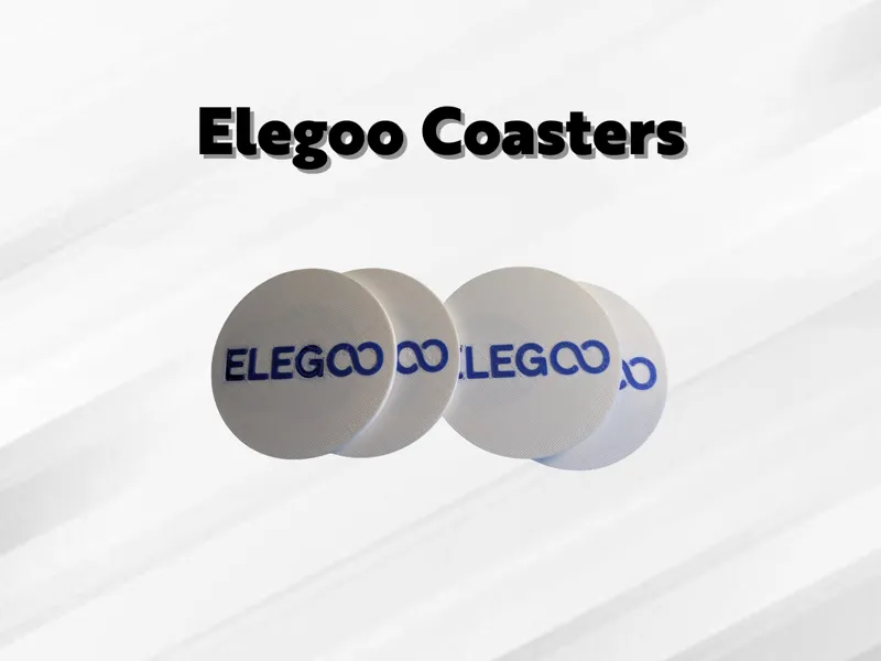 Elegoo Coasters (4 pack with holder)
