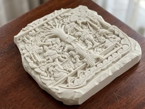 Modelo para impresión 3D: Códice Prehispánico del sueño de Lehi — referencia de MakerWorld
