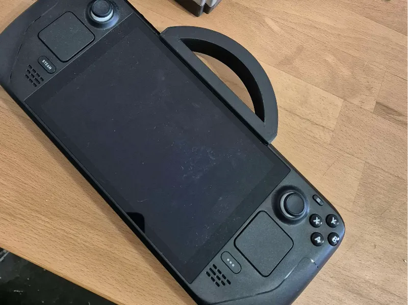 The Gamecube handle for the Steamdeck