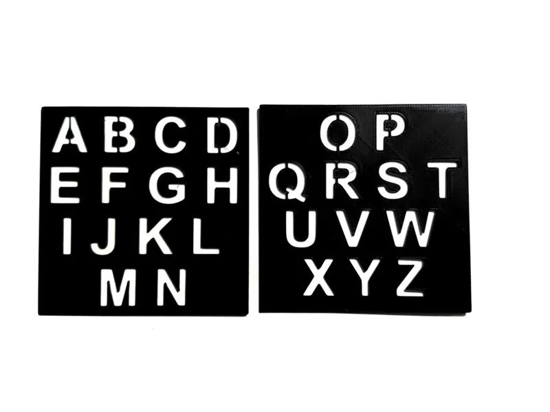 Schablonen ABC/Alphabet Graffiti