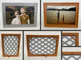 Print in Place 4x6 Hueforge Photo Frame with Stand