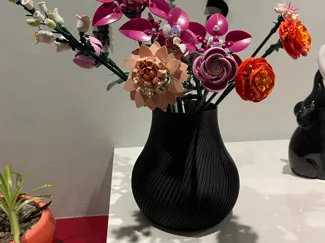 Vaso fiori costruzioni mattoncini