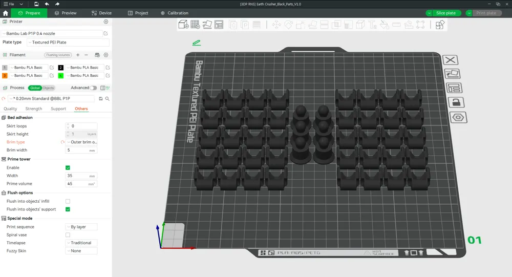 [3DP RNS] Earth Crusher V1.0 (NoAMS) by 3DP RNS MakerWorld: Download ...