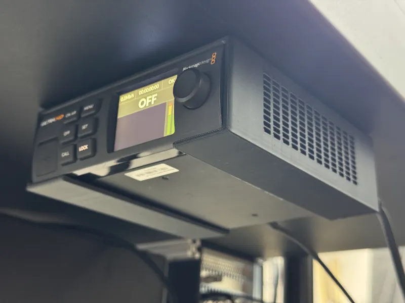Slot Shelf for Blackmagic Web Presenter 4K