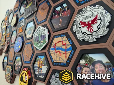 RaceHive - Modular Race Medal Display