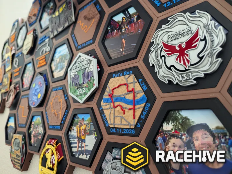 RaceHive - Modular Race Medal Display