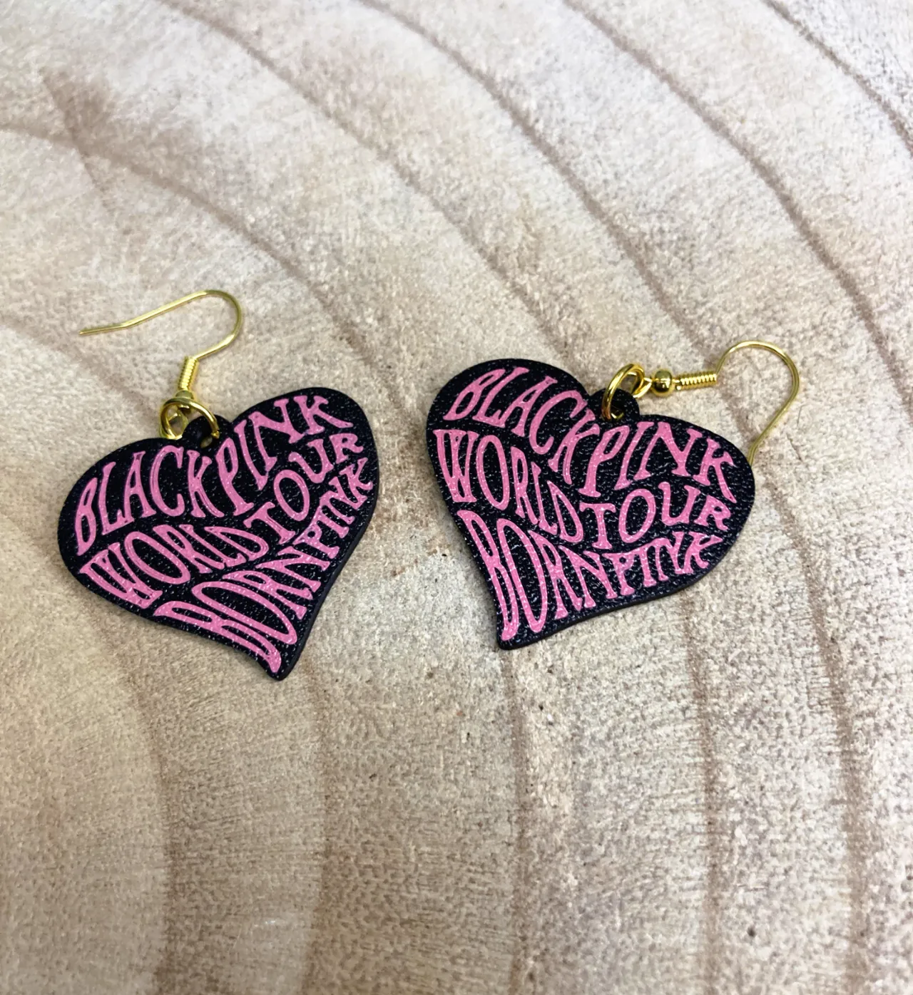 Blackpink earrings / Pendientes Blackpink view 2