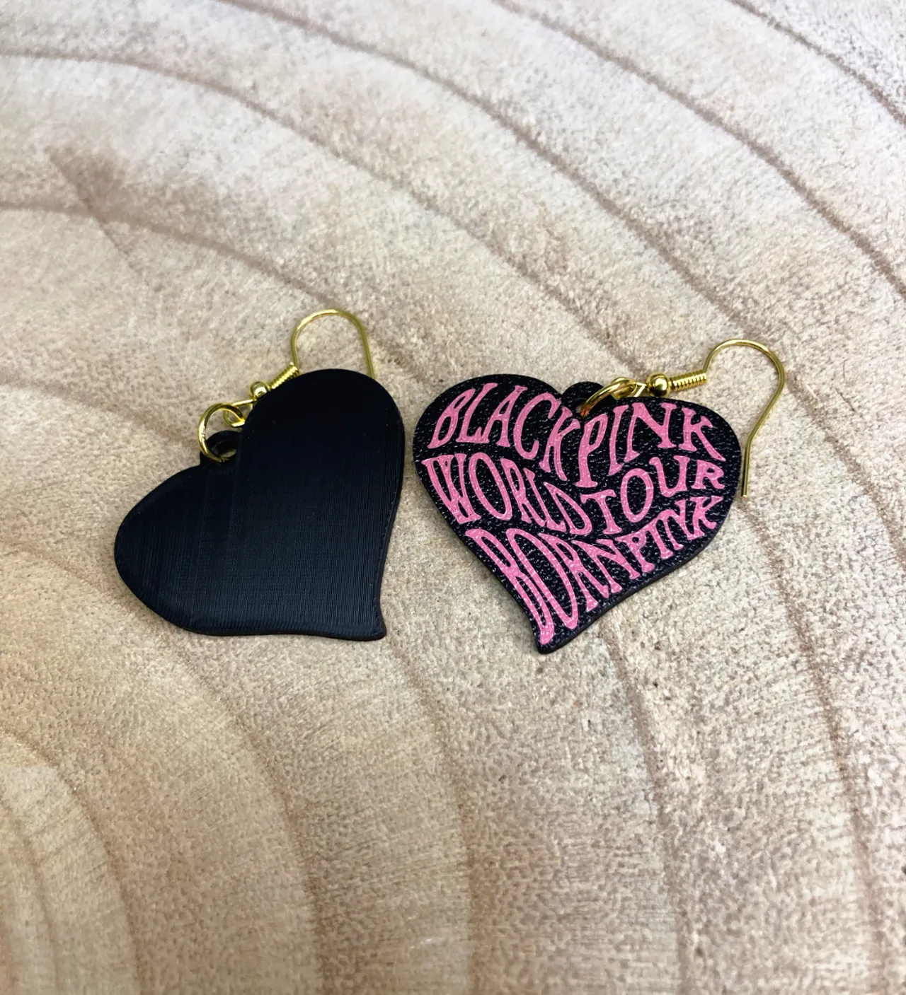 Blackpink earrings / Pendientes Blackpink view 3