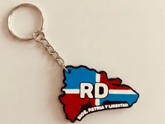 Llavero Mapa RD con “RD”