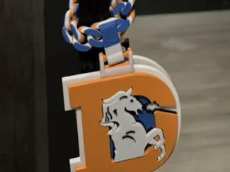 Denver Broncos Retro Chain