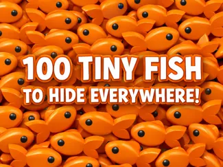 100 Tiny Fish to Hide Everywhere - Ultimate Prank