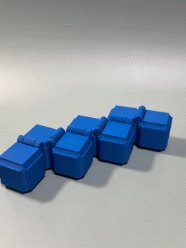 Snake cube (print-in-place)