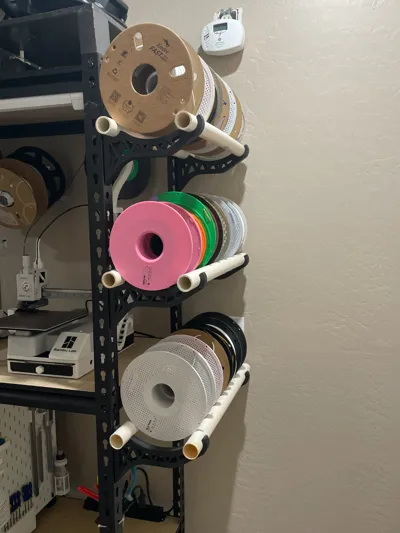 Filament Pvc Storage Filament Storage for Metal Shelving Unit - 1