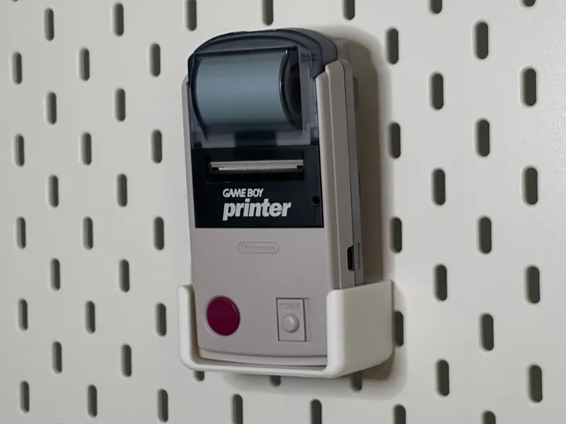 Game Boy Printer - Skadis Mount