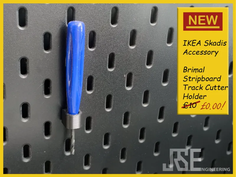 Ikea Skadis Brimal Stripboard Track Cutter Holder